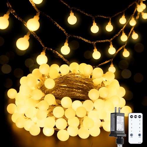 100 LED Globe String Lights Indoor Bedroom