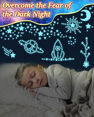 201 Pcs Glow in The Dark Stars Stickers for Ceiling (201 Count)