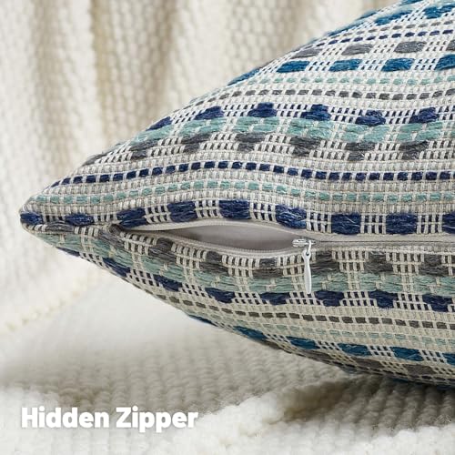 Pack of 2 Boho Throw Pillow Covers 20x20 Inch (2 Count)