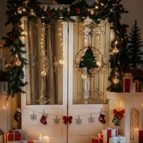 Wishing Ball Curtain Lights 200 LED Window Curtain String Lights with Remote