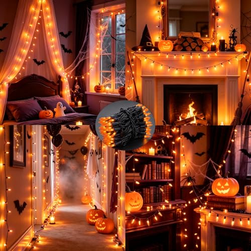 Orange Halloween Lights (21 Foot)