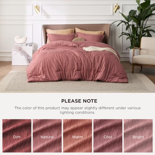 Pink Clay Full Size Comforter Set