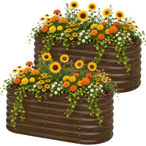 Galvanized Steel Raised Garden Bed Kit