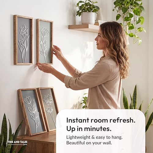 3d Framed Wall Art (4 Count)