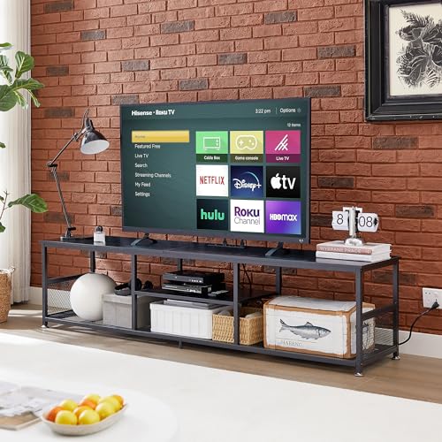 TV Stand with Power Outlets for Televisions up to 80Inch