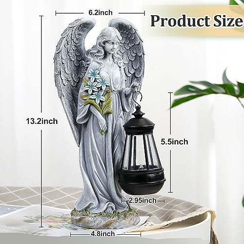 Solar Angel Outdoor Garden Decor Statues
