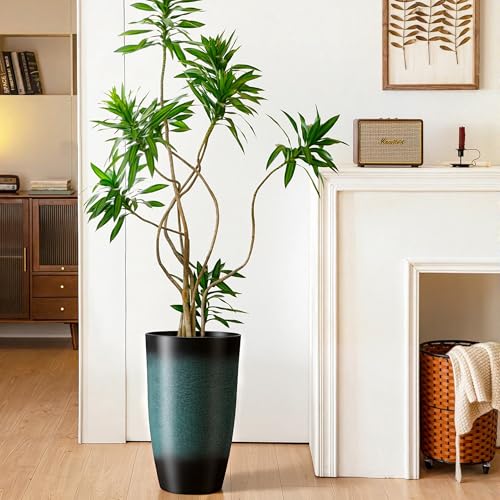 Autodaya 24" Tall Large Outdoor Planters for Plants Set of 2 (2 Count)