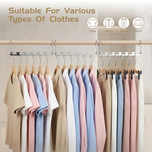 20 Pack Space Saving Hangers for Clothes (20 Count)