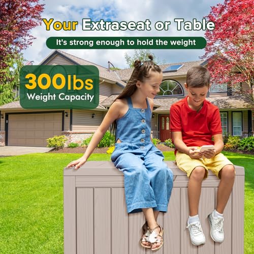 45 Gallon Outdoor Storage Box Waterproof