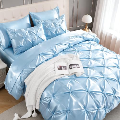Satin California King Comforter Set (7 Count)
