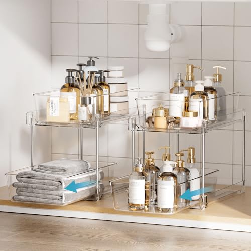 6 Pack Bathroom Under Sink Organizer (6 Count)