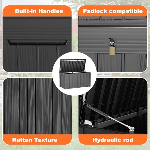 180 Gallon Outdoor Deck Box