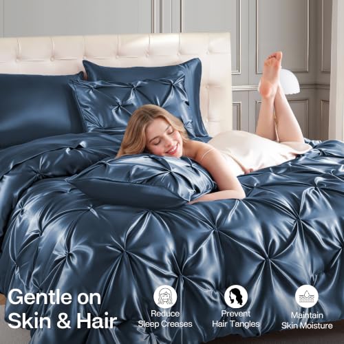 Satin California King Comforter Set