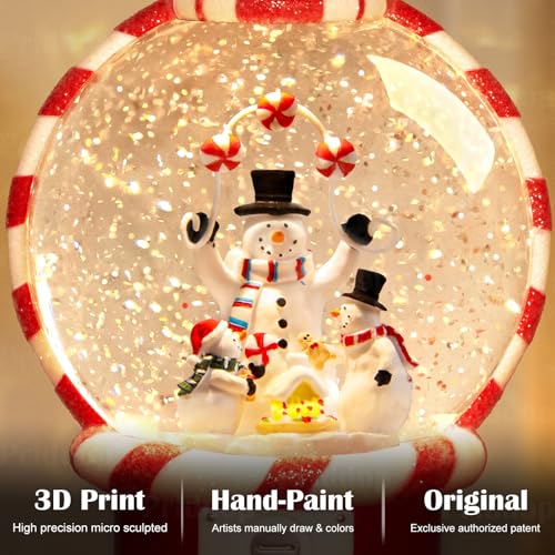 Snowman Snow Globe Christmas Classic Candy Vending Machine Shape Gifts USB