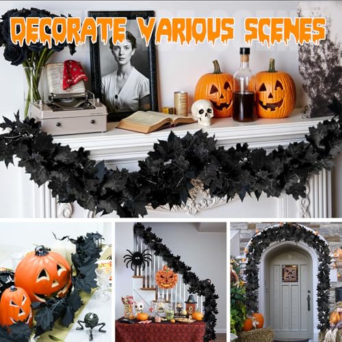 2 Pack 5.7FT Halloween Garland (11.4 Foot)
