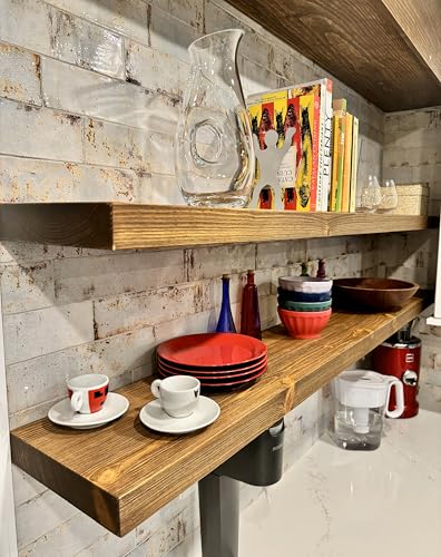 60 Inch Wooden Floating Shelves for Wall