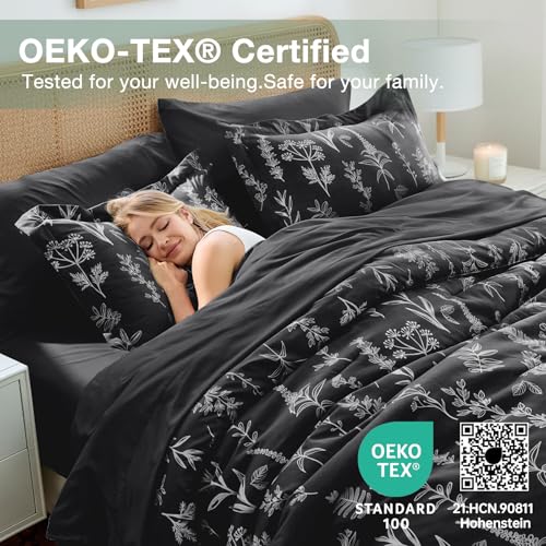 Black Twin Comforter Set