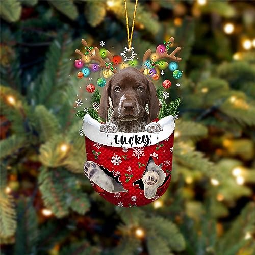 German Shorthaired Pointer Dog Christmas Ornament