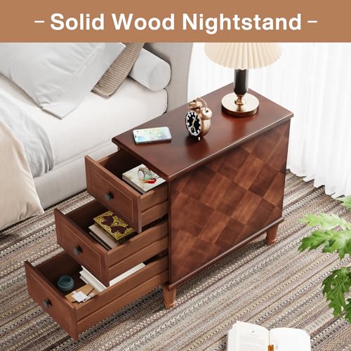 Solid Wood End Table