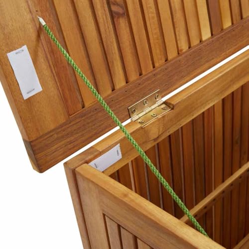 Garden Storage Box 23.6"x19.7"x22.8" Solid Wood Acacia