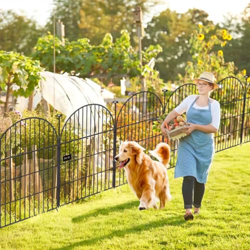 Garden Fence Animal Barrier with Gate