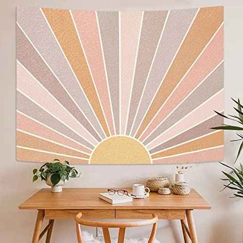Boho Sun Tapestry Wall Hanging