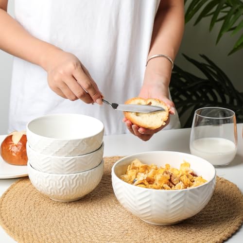 Sureasy Ceramic Ice Cream Bowls Set of 4 (4 Count)