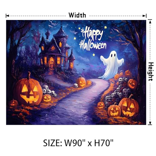 UV Reactive Halloween Tapestry