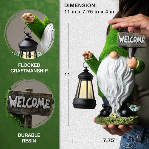Garden Gnomes Outdoor with LED Solar Light