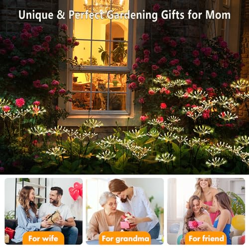 Solar Garden Lights 120 LED Decorative Firework Lights 2 (2 Count)