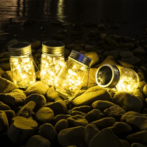 Solar Mason Jar Lights (8 Count)