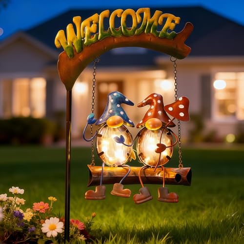 Gnomes Garden Decor Solar Lights