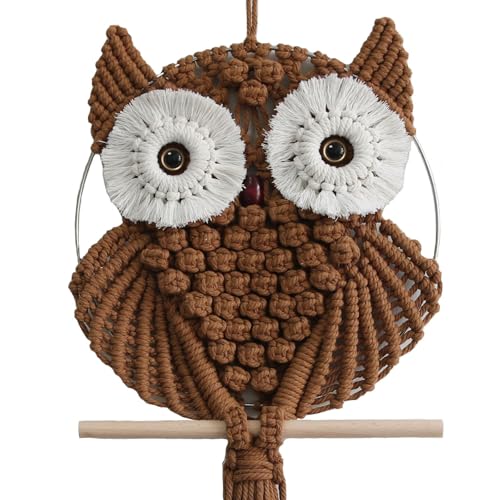 Owl Macrame Wall Hanging