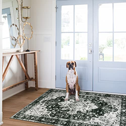 Ultra Thin Washable Vintage Area Rug