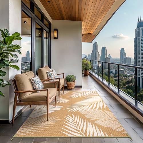 Outdoor Rug Waterproof Plastic Rugs for Patio