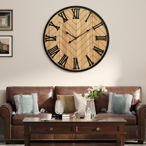 30 Inch Large Wall Clock Farmhouse Style