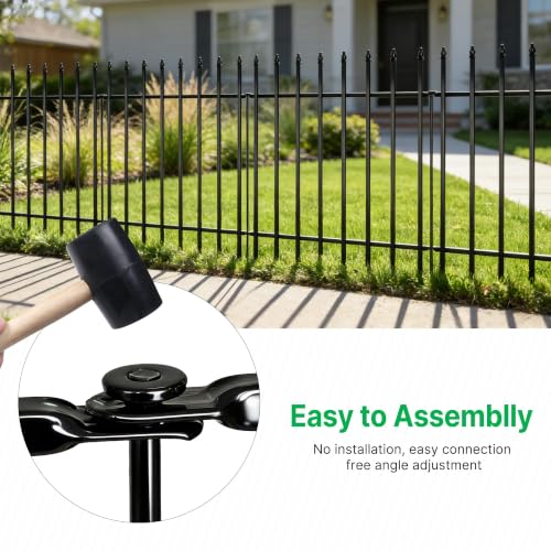 32" H x 24" W Metal Garden Fence (36 Sq Ft)