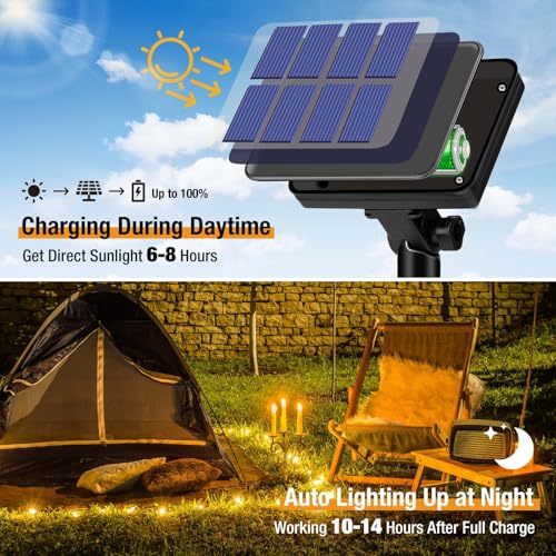4 Pack Solar String Lights Outdoor (4 Count)