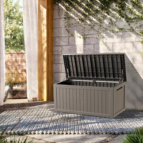 200 Gallon Lockable Resin Deck Box
