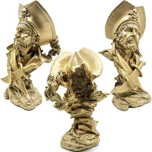 Golden Pirate Figurines