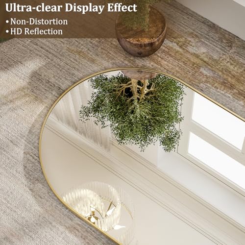 76"x34" Arched Full Length Mirror