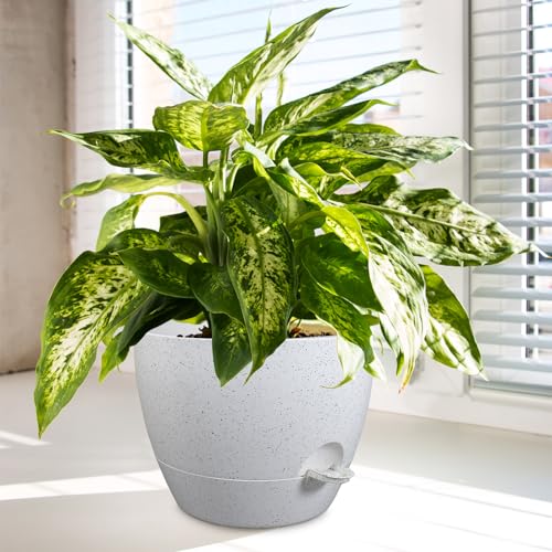 12/10/9 inch Self Watering Pots for Indoor Outdoor Plants, Set of 3 (3 Count)