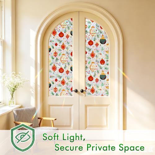 Rainbow Stained Glass Window Privacy Film
