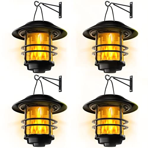 Hanging Solar Lanterns Outdoor Waterproof (4 Count)