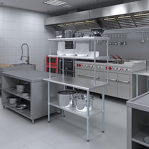 48 Inch Double Tier Overshelf