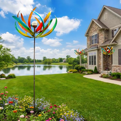 83" Large Solar Wind Spinner Outdoor