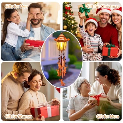 Large Solar Dog Wind Chimes