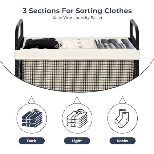 Laundry Hamper 3 Section