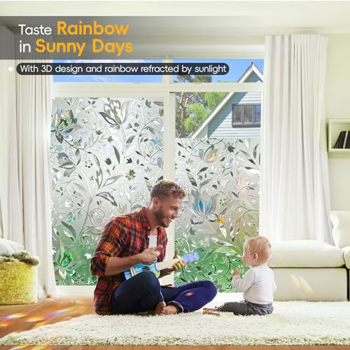 Rainbow Window Privacy Film Decorative