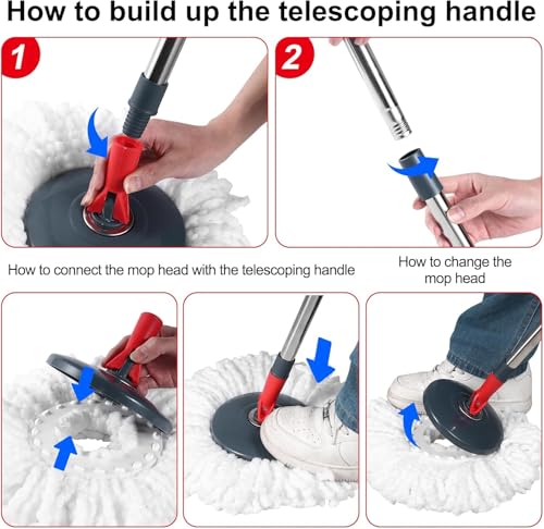 360° Spin Mop and Bucket Set Cleaning System